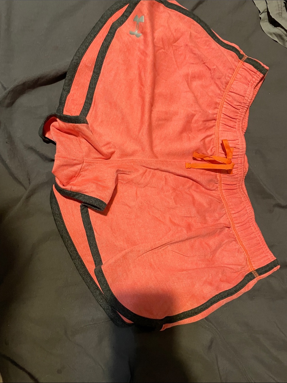 Under Armour Women's Coral Athletic Shorts with Black Trim